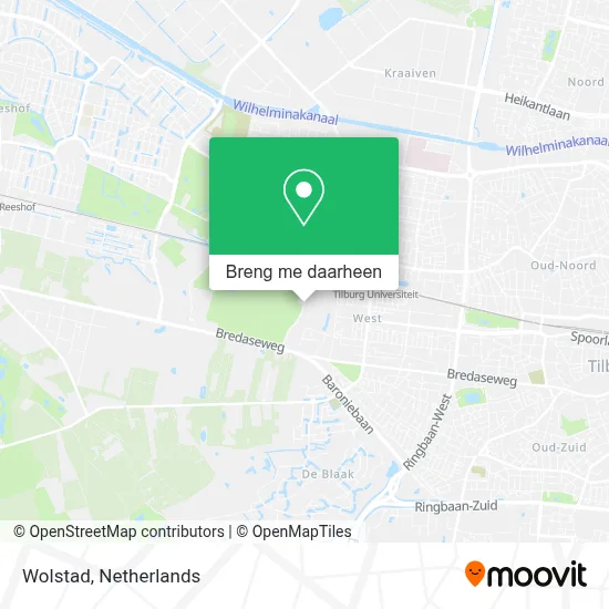 Wolstad kaart