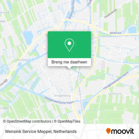 Wensink Service Meppel kaart