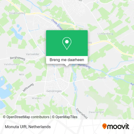 Monuta Ulft kaart