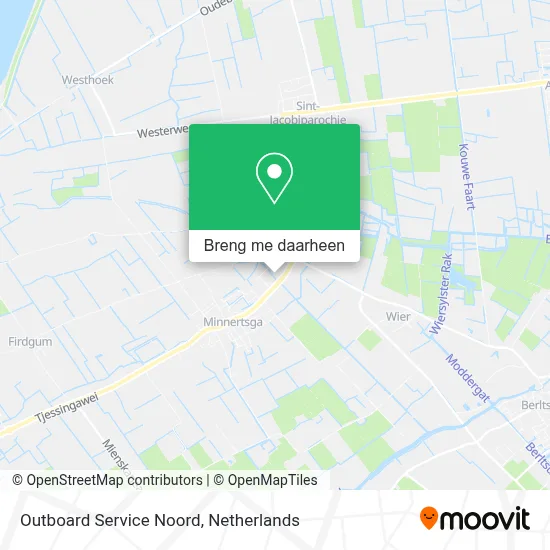 Outboard Service Noord kaart