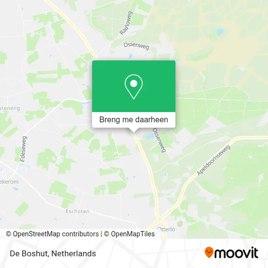 De Boshut kaart