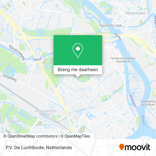 P.V. De Luchtbode kaart