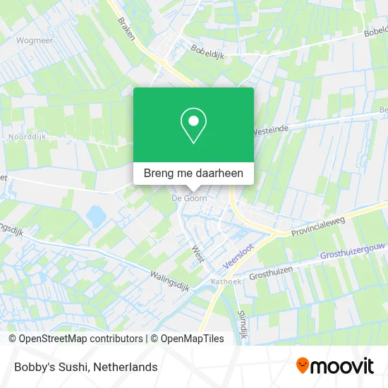 Bobby's Sushi kaart
