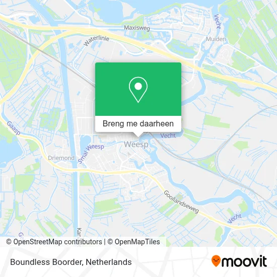 Boundless Boorder kaart