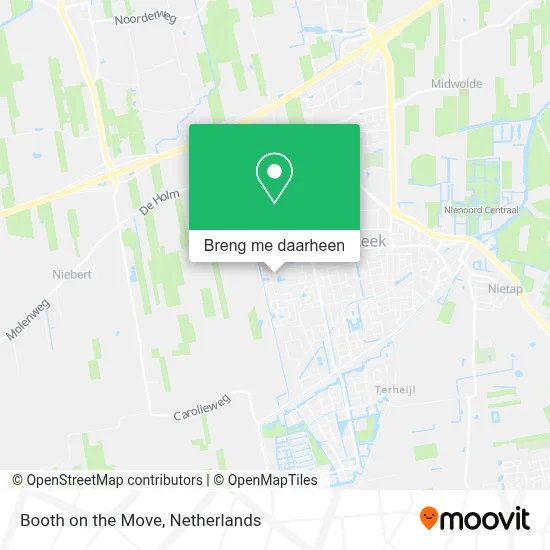 Booth on the Move kaart