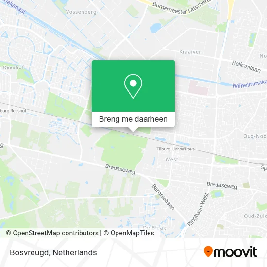 Bosvreugd kaart