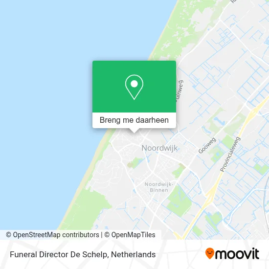 Funeral Director De Schelp kaart
