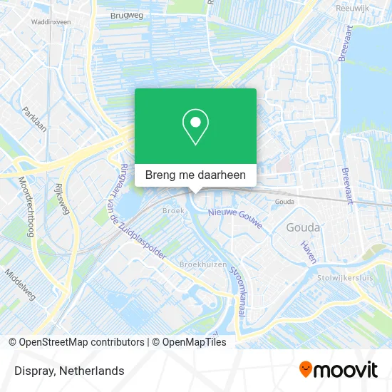 Dispray kaart