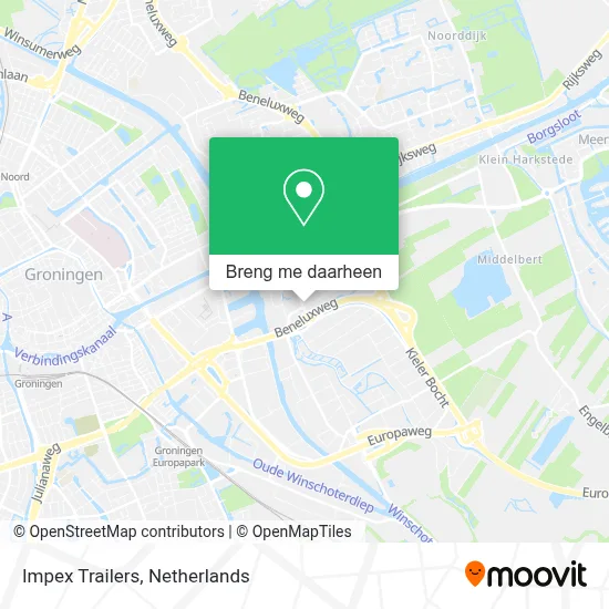 Impex Trailers kaart