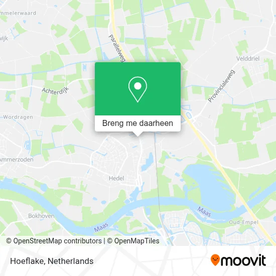 Hoeflake kaart