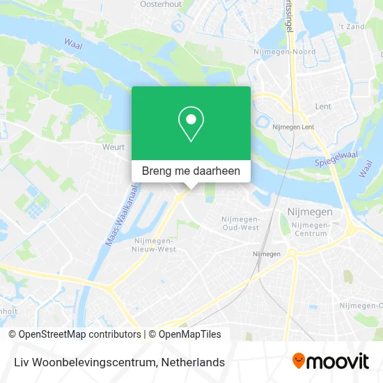 Liv Woonbelevingscentrum kaart