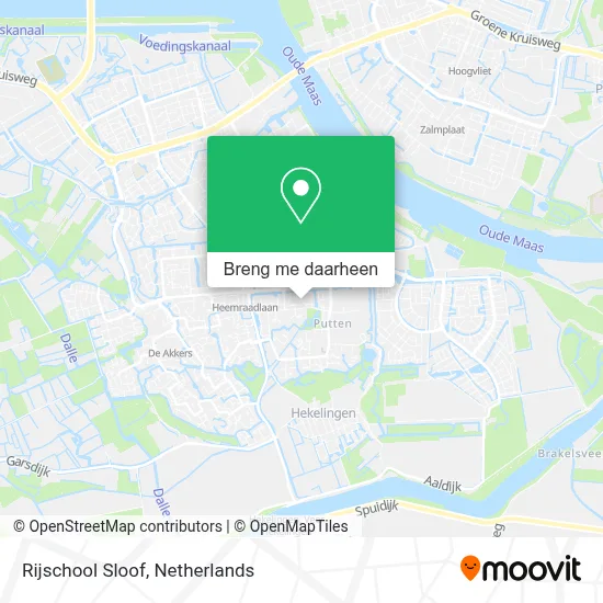 Rijschool Sloof kaart