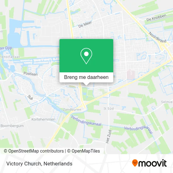 Victory Church kaart