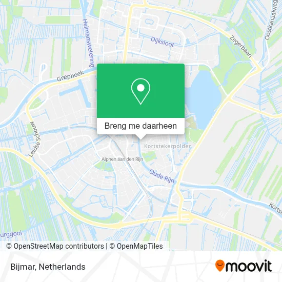 Bijmar kaart