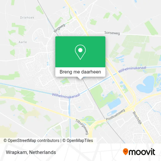 Wrapkam kaart