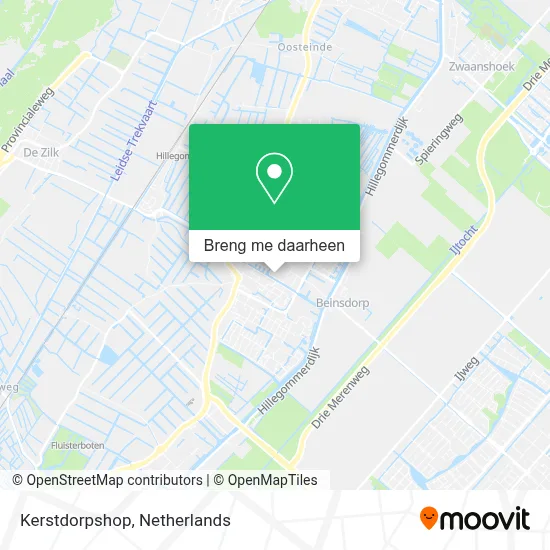 Kerstdorpshop kaart