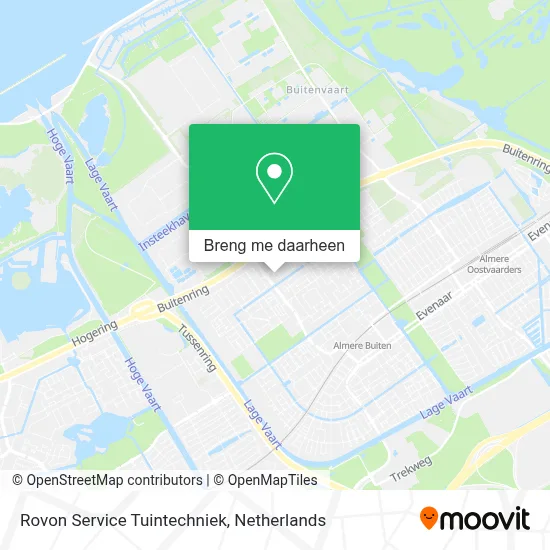 Rovon Service Tuintechniek kaart