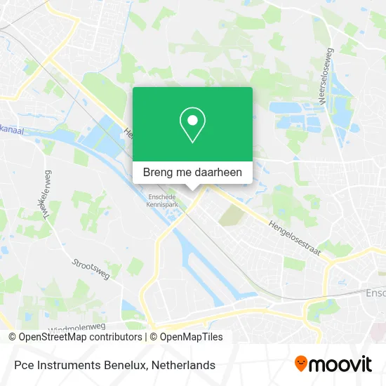 Pce Instruments Benelux kaart