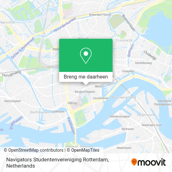 Navigators Studentenvereniging Rotterdam kaart