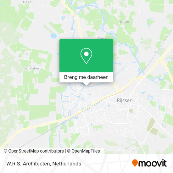 W.R.S. Architecten kaart