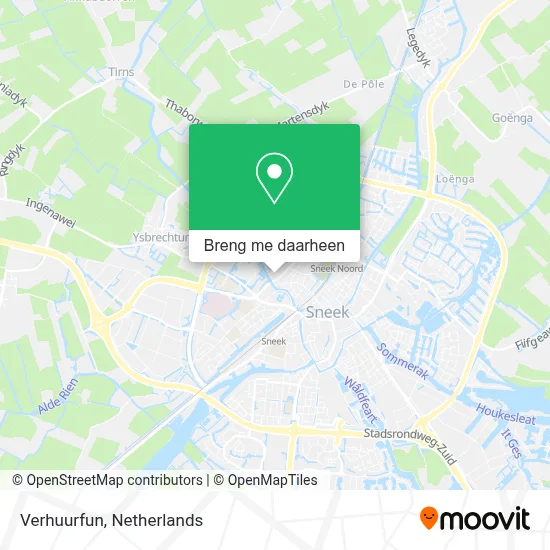 Verhuurfun kaart