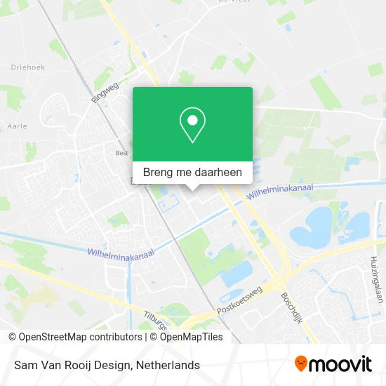 Sam Van Rooij Design kaart