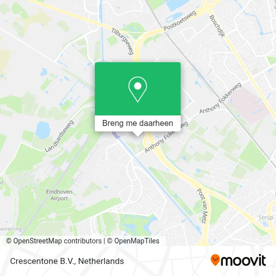 Crescentone B.V. kaart