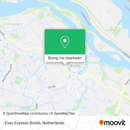 Esso Express Brielle kaart