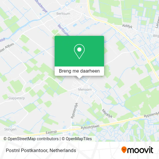 Postnl Postkantoor kaart