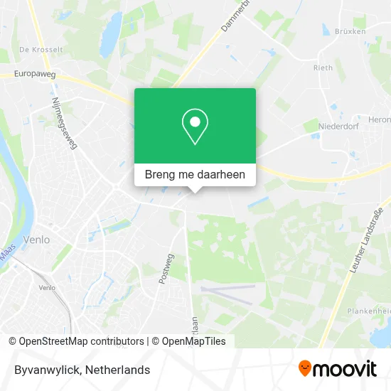Byvanwylick kaart