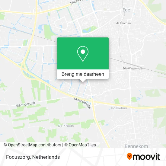 Focuszorg kaart