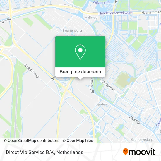 Direct Vip Service B.V. kaart