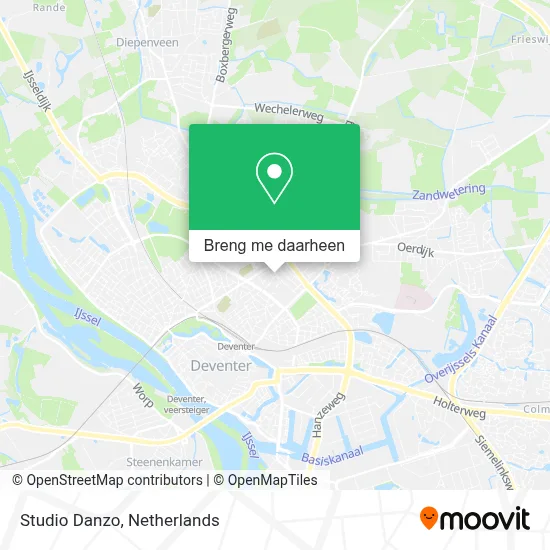 Studio Danzo kaart