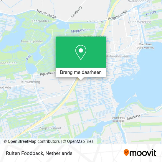 Ruiten Foodpack kaart