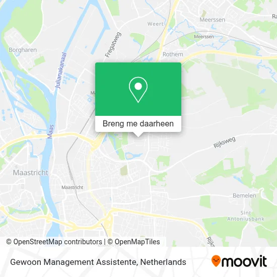 Gewoon Management Assistente kaart