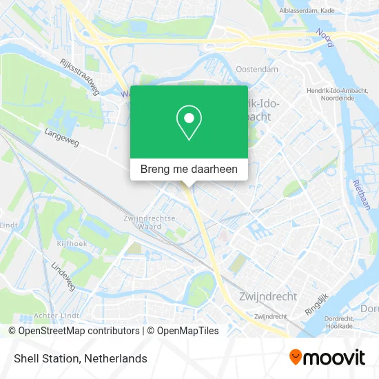 Shell Station kaart