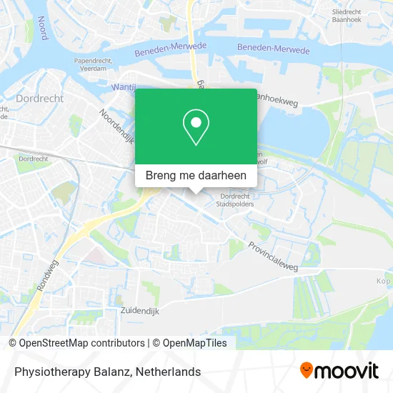 Physiotherapy Balanz kaart