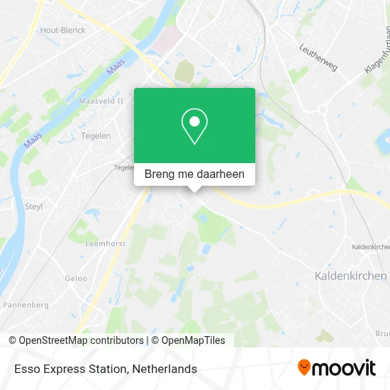 Esso Express Station kaart
