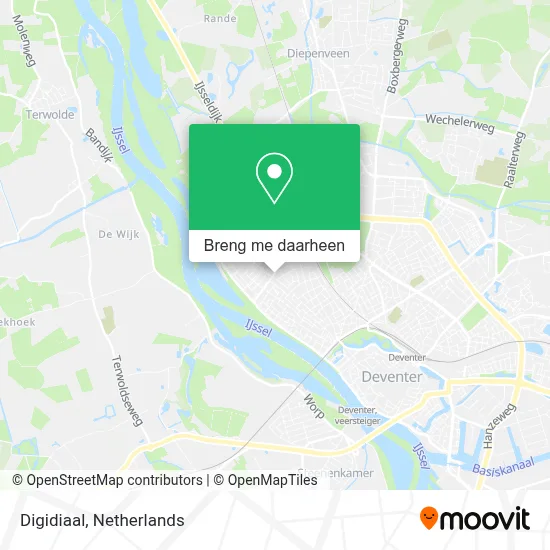 Digidiaal kaart