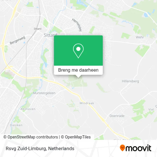 Rsvg Zuid-Limburg kaart
