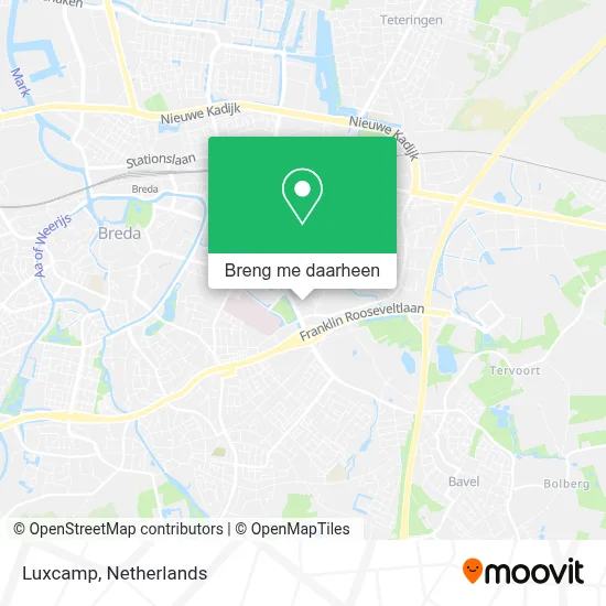 Luxcamp kaart