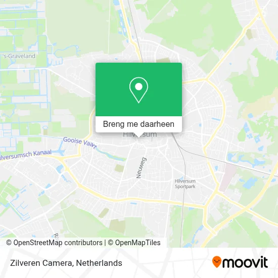 Zilveren Camera kaart