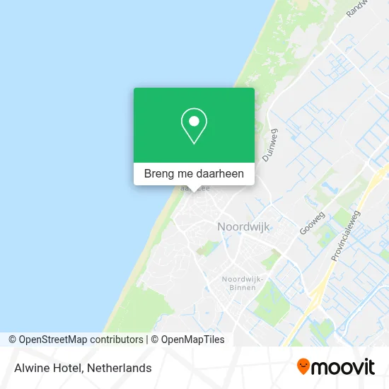 Alwine Hotel kaart