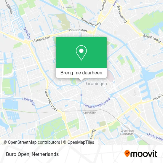 Buro Open kaart