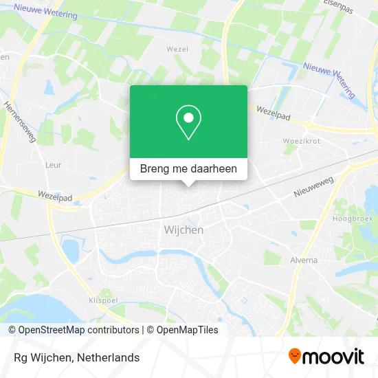 Rg Wijchen kaart