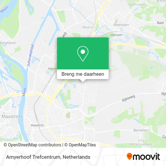 Amyerhoof Trefcentrum kaart