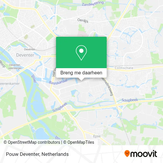Pouw Deventer kaart