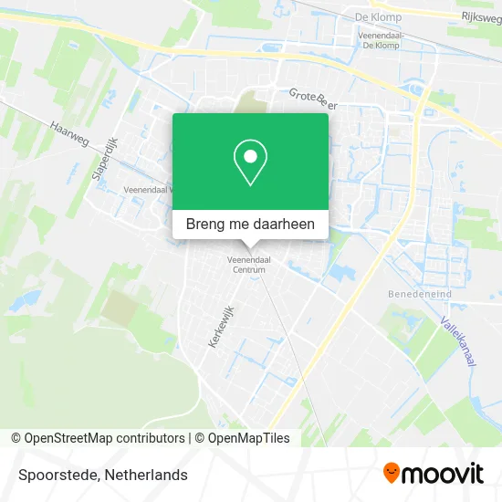 Spoorstede kaart