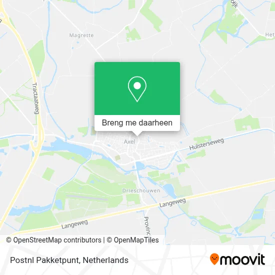 Postnl Pakketpunt kaart