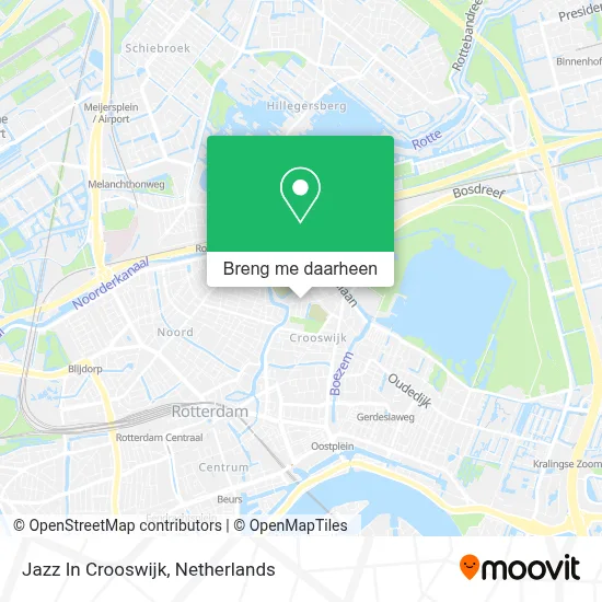 Jazz In Crooswijk kaart